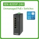 IEN-8205P-24V / UNMANAGED 4 X 10/100/1000 POE+ & 1 X 10/100/1000 RJ45 SWITCH, METAL