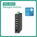 INS-8615 / MANAGED 5 X 10/100/1000 RJ45 & 1 X FX/GBE SFP INDUSTRIAL SWITCH, METAL