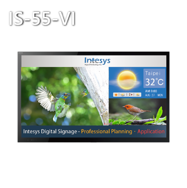 【壁掛式】 55吋-金屬框 智慧數位看板/廣告機(單機型/CMS連網型) 1