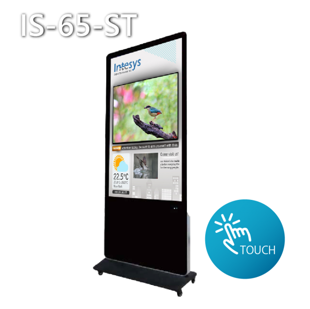 【直立式、觸控】65吋-智慧數位看板/廣告機(CMS連網型) 1