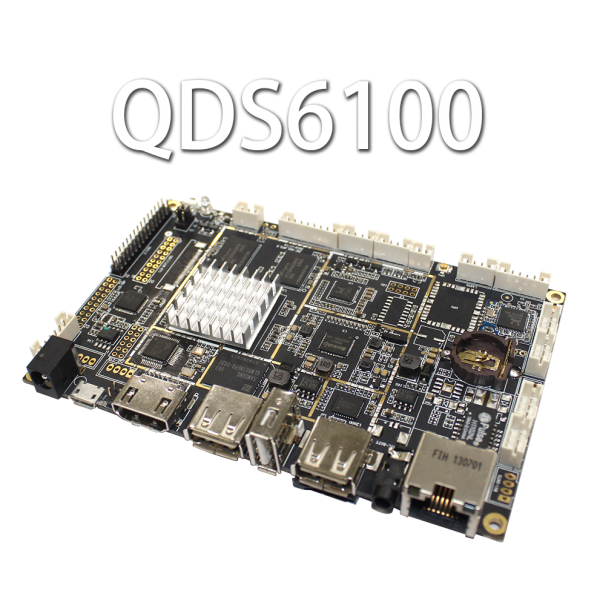 QDS6100：RK3368 2K4K八核心多功能主板(1G/8G)